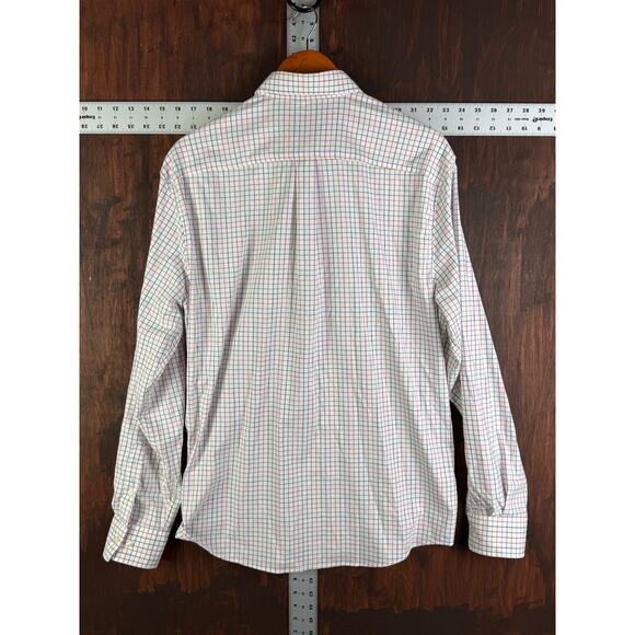 Johnnie-O Performance Butler Sport Short Long Sleeve Shirt Multicolor Mens Large - Picture 9 of 9